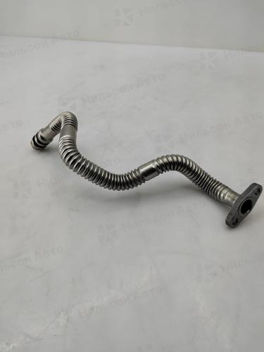 Трубка турбокомпрессора масляная возвратная JAC N75/120, оригинал    