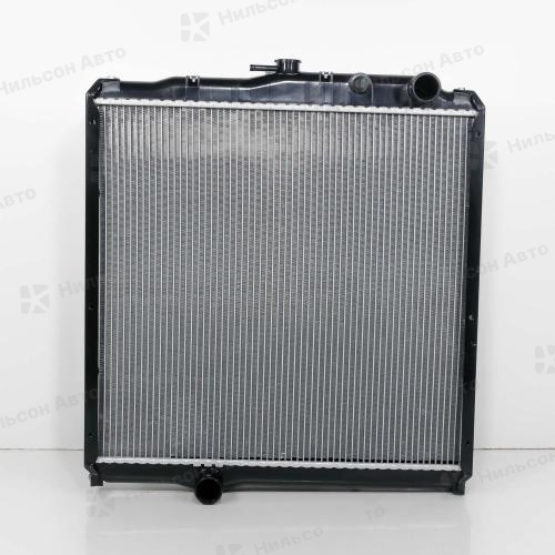 Радиатор двигателя MMC FUSO 6D14-17, 6M61, пластиковый с заливной, в570*ш608 (без бачков), SAT