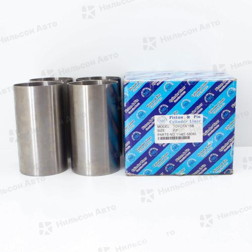 Гильзы поршневые TOYOTA DYNA 15B, хонингованные, NIPPON (комплект из 4 шт)