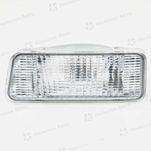Поворот в бампер HINO RANGER, левый, (белый), DEPO
