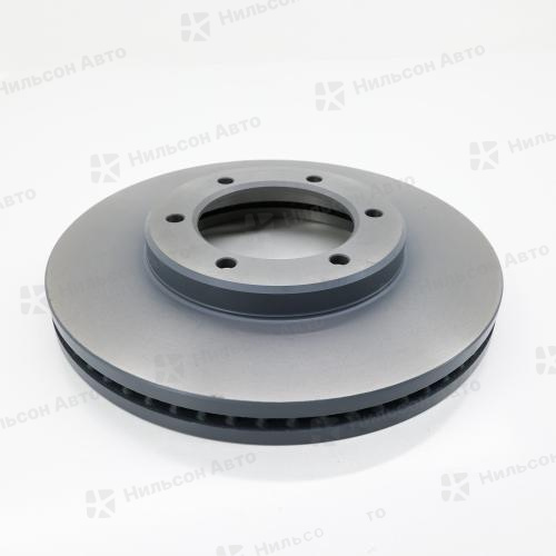 Диск тормозной TOYOTA DYNA, TOYOACE, LY122-LY230, крепится 6 болтов, вид 1, GBRAKE