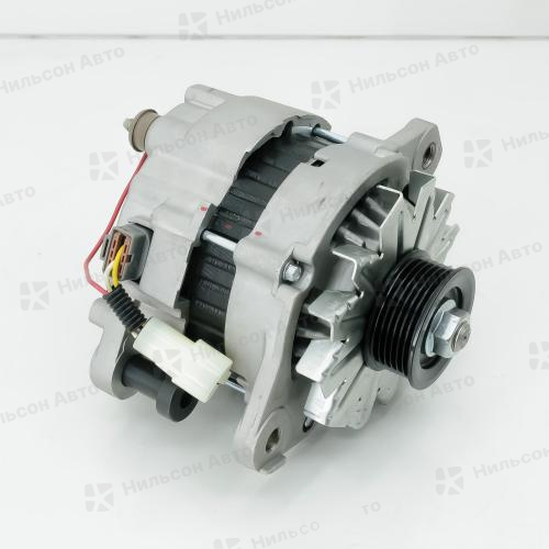 Генератор 24V MMC FUSO 4M50-T, 4M51 без вакуумника, 6 ручейковый, фишка круглая на 3 контакта выносная, 45Amp, Nilson Auto Parts перед продажей сравни