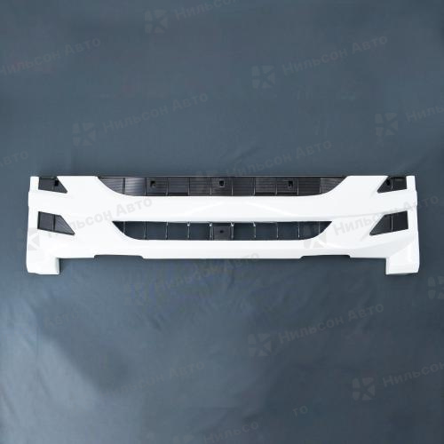 Решетка радиатора ISUZU ELF узкая база 2018 год, ZEVS (ширина по верху 110, высота по краю 28, высотта по середине 23)