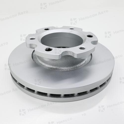 Диск тормозной ISUZU ELF, крепится 6 болтов, вид 2, DIXCEL