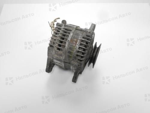 Генератор 12V NISSAN ATLAS, TD23-27, QD32, без вакуума, 110 A, шкив 1 клиновой, фишка на 2 контакта параллельно, 12V,  б/у