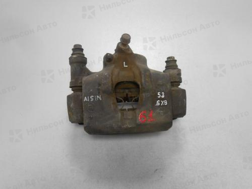 Суппорт передний, левый TOYOTA DYNA, LY100-200, рычажная подвеска, б/у