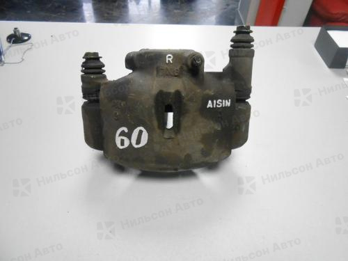 Суппорт передний, правый TOYOTA DYNA, TOYOACE, LY101-LY230, 3L, 5L, рычажная подвеска, б/у