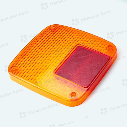 Стекло стопов, левая/правая сторона одинаковые, (желтое/дутое), ZEVS