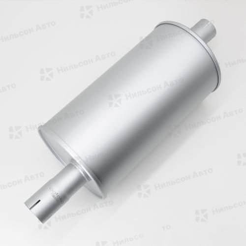 Бочка глушителя 457*240, труба по центру 68/64*150, OOTOKO (УЦЕНКА в Омске, вмятинка на бочке)