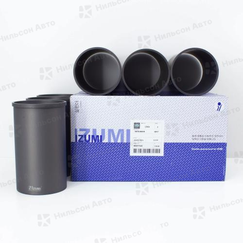 Гильзы поршневые MMC FUSO 6D17, хонингованные, IZUMI (комплект 6 шт) (фосфатированные)