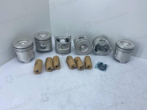 Поршень ISUZU FORWARD 6HK1, TEIKIN (комплект 6 шт) ALFIN (диаметр 115, высота 120, форкамера 64, палец 40, кольца 3*2*3*3)
