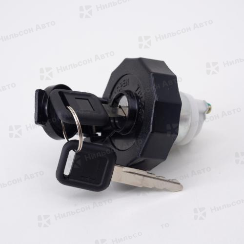 Крышка бензобака горловина 34, с ключом ISUZU ELF, Nilson Auto Parts (металлическая)