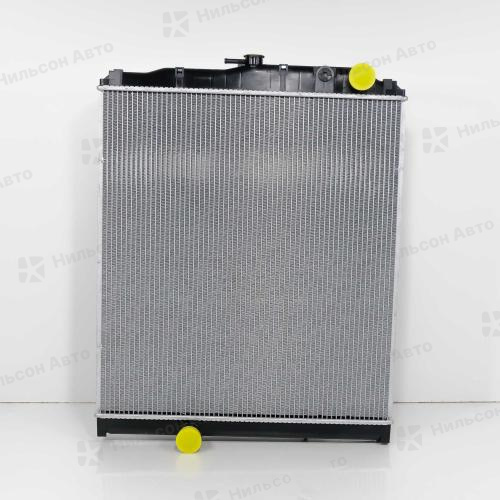 Радиатор двигателя MMC FUSO 6M60, 6M61, пластиковый без заливной, в670*ш608 (без бачков), GSPARTS