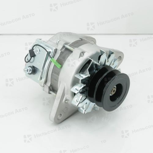 Генератор 24V ISUZU FORWARD 6BD1, 6BG1 без вакуумника, 2 ручейковый, фишка круглая на 3 контакта, 50A, KRAUF