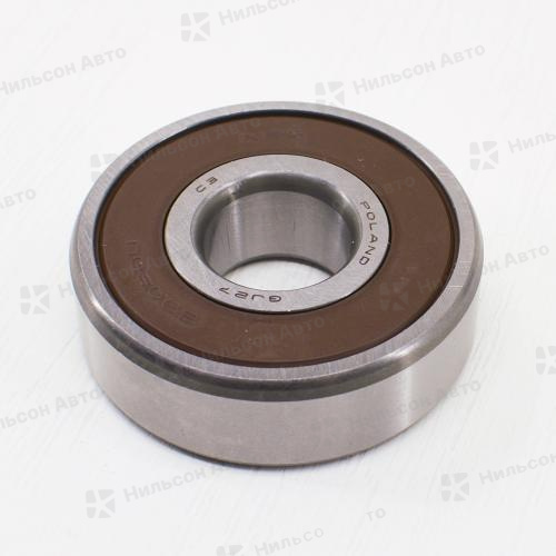 Подшипник маховика/ролика 6302, NSK (закрытый, пластиковая крышка, 15*42*13)