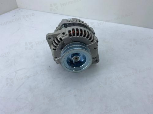 Генератор 24V TOYOTA DYNA S05C, S05D, без вакуумника, 2 клиновой, фишка прямоугольная на 2 контакта, 80A, KRAUF