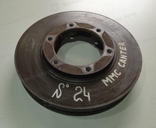 Диск тормозной MMC CANTER, FE600, 6 шпилек, диаметр 294 мм, высота кромки 14 мм, толщина 38 мм, б/у
