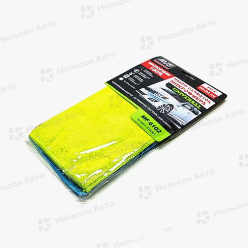 Набор салфеток для комплексного ухода, AVS (микрофибра, набор 3шт, 30*30см)