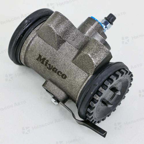 Рабочий тормозной цилиндр задний ISUZU FORWARD 46*50, диаметр 38, с прокачкой  левый, MIYACO (ручная подводка)