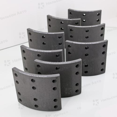 Тормозные накладки T320-1450, OOTOKO размер 145*13*153