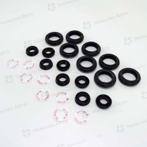 Ремкомплект рабочих тормозных цилиндров ISUZU ELF, вид 12, SEIKEN (8*SC81303R+8*SC81074+8*SC80699)