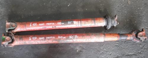 Кардан HINO RANGER, длина 250, фланец 80*95, с подвесным, из 2 частей 140 и 110 см, б/у