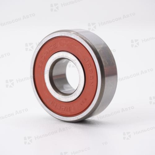 Подшипник маховика/ролика 6201, NACHI (закрытый, пластиковая крышка, 12*32*10)