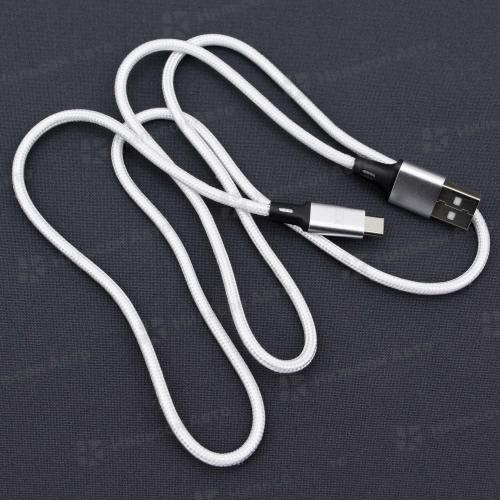 Кабель, USB micro, 2.4А, (длина 1 м/серебро), EXPLOYD 