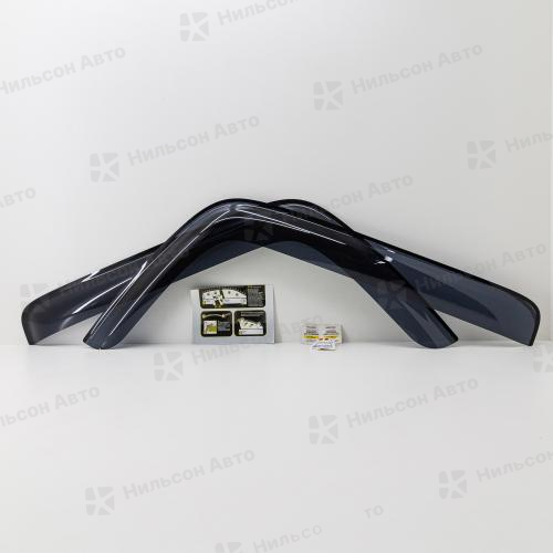 Ветровик передней двери MITSUBISHI FUSO CANTER с 2002 года, R+L, комплект на обе двери, SIM (без вырезов)