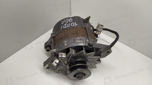 Генератор ISUZU TRUCK 10PD1, без вакуумника, 2 клиновой, фишка круглая на 3 контакта выносная, 24V, 90A, б/у