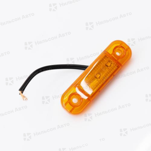 Габарит, на будку, 12-24V, (желтый/светодиодный/прямоугольный), САКУРА