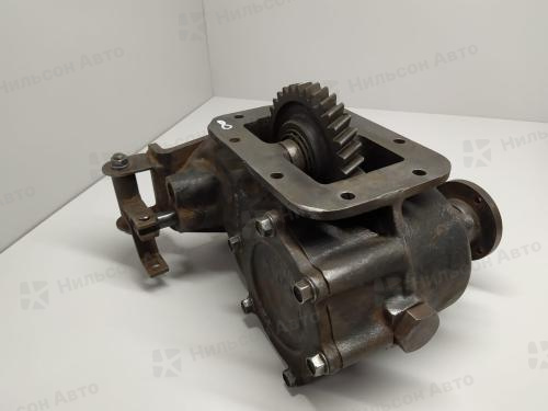 Коробка отбора мощности ISUZU FORWARD 4HK1, 6HE1, 6HH1, 6HL1, 6HK1, под кардан, включение тросиком, усиленный, (НА БУРОВУЮ УСТАНОВКУ), б/у