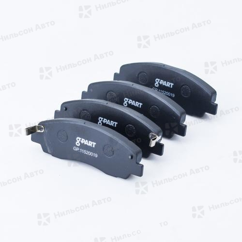 Колодки дисковые ГАЗЕЛЬ NEXT, задние, G-PART (комплект 4 шт)