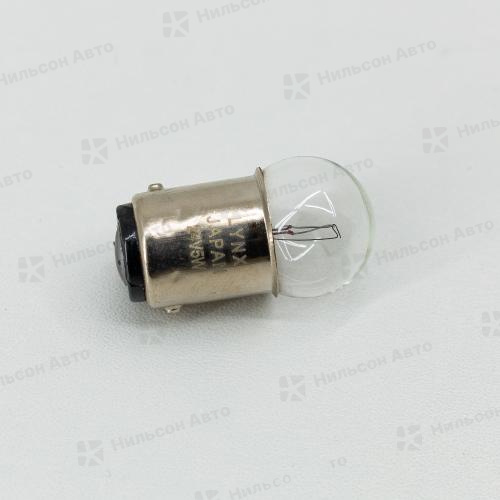 Лампочка в габарит на 2 контакт маленькая, 24V, R5W, LYNXAUTO