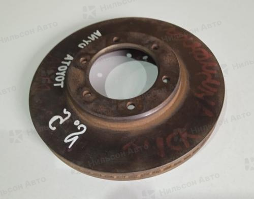 Диск тормозной TOYOTA DYNA, TOYOACE, LY122-LY230,5L, 6 шпилек, диаметр 287 мм, высота кромки 21 мм, толщина 28 мм, б/у