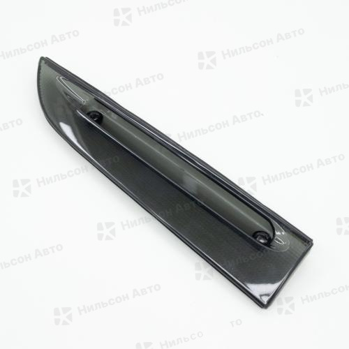 Ресничка над фарой ISUZU ELF 1993-2002 г черная, правая, ZEVS