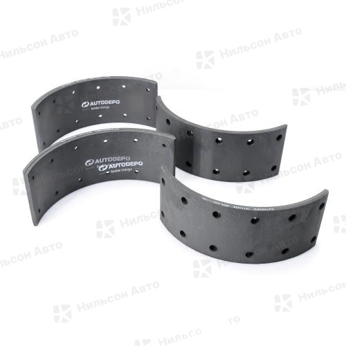 Тормозные накладки T320-1104 MMC CANTER, MAZDA TITAN, AUTODEPO - подходят на FN6722/AN6722  310*110*11