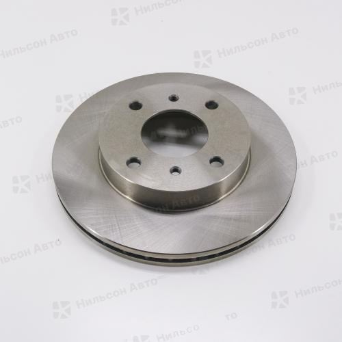 Диск тормозной передний NISSAN DF2591, крепится 4 болта, JUST DRIVE