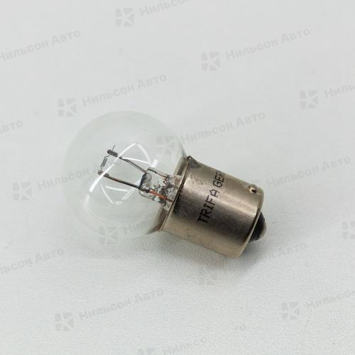 Лампочка в габарит на 1 контакт большая, 12V/P21W, TRIFA GERMANY