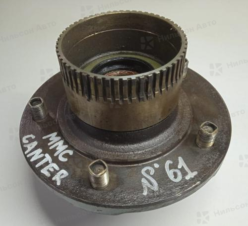 Ступица задняя MMC CANTER,FG50, FG70, FE50-FE83, R16 на 5 шпилек, ABS, б/у (высота кольца ABS 65мм)