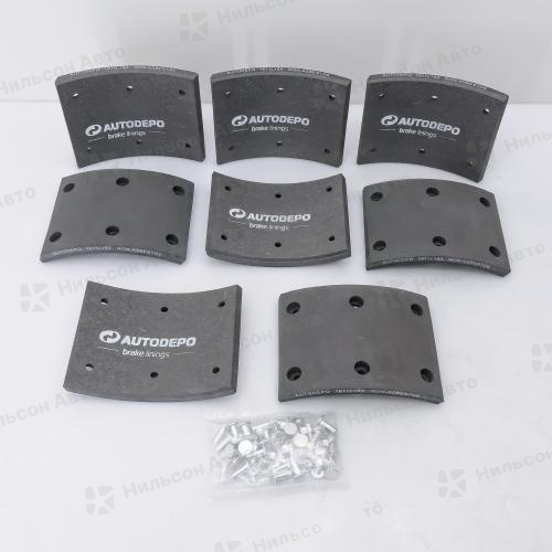 Тормозные накладки T320-1101, AUTODEPO размер 110*11,5*143