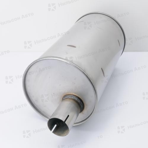 Бочка глушителя 457*240, труба по центру 68/64*150, ZEVS