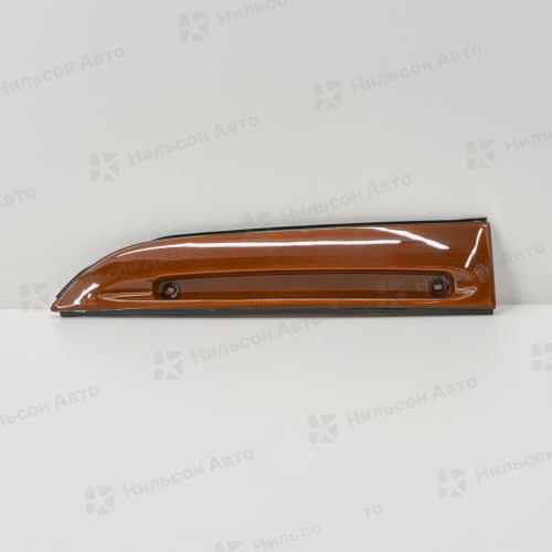 Ресничка над фарой ISUZU ELF 1993-2002 г оранжевая, левая, AUTODEPO