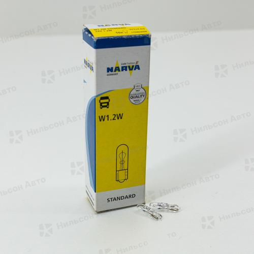 Лампочка в панель маленькая,безцокольная, 24V/W1,2W NARVA