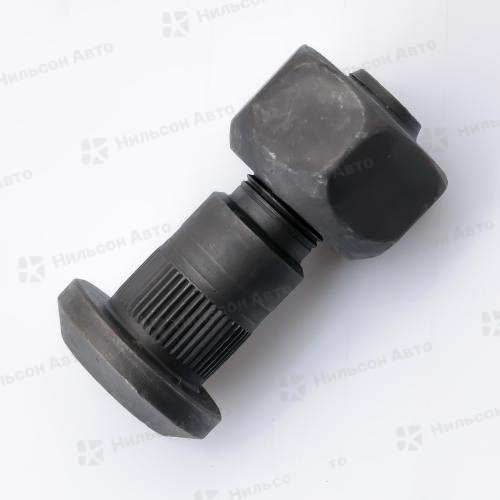 Шпилька передняя в сборе MAZDA TITAN гайка на 35, вид 1, правая, ZEVS (с гайкой)