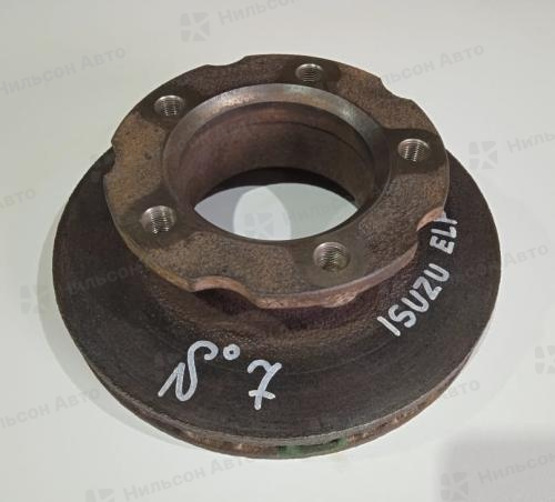 Диск тормозной ISUZU ELF, NKR, на 5 шпилек, диаметр 265 мм, высота кромки 55 мм, толщина 35 мм , б/у
