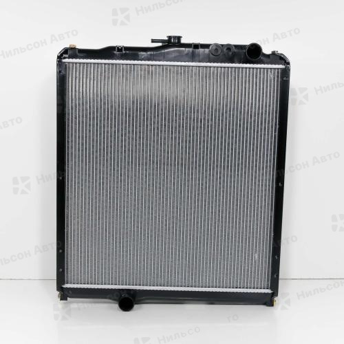 Радиатор двигателя MMC FUSO 6D14-17, 6M61, пластиковый с заливной, в630*ш608 (без бачков), ZEVS