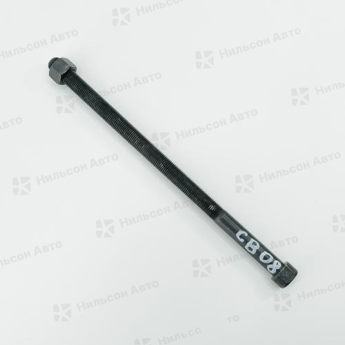 Центральный болт рессоры диаметр 14, длина 265, головка 20*12, ZEVS