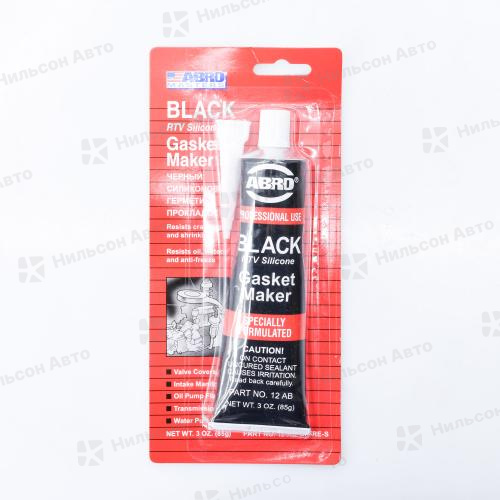 Герметик прокладок ABRO MASTERS, (черный), 85 гр.
