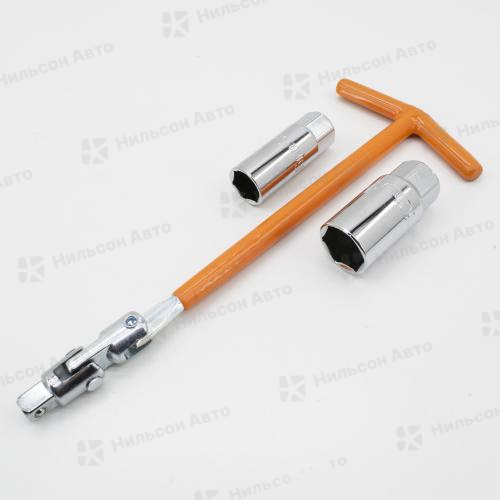 Ключ свечной 16 мм, 21 мм (с рукояткой), AIRLINE